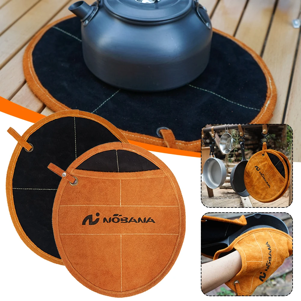 A Pair Outdoor Dual-use Round BBQ Anti-scalding Gloves Insulation Pot Mat Camping Portable Barbecue Leather Oven Baking Gloves
A Pair Outdoor Dual-use Round BBQ Anti-scalding Gloves Insulation Pot Mat Camping Portable Barbecue Leather Oven Baking Gloves