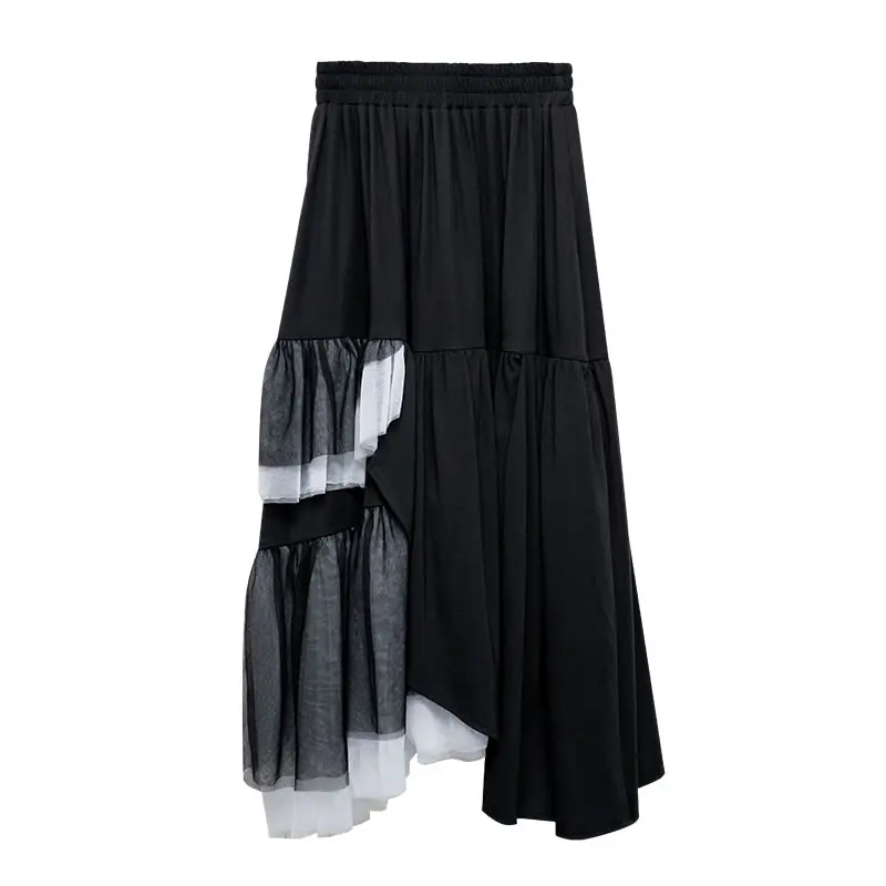 Tide Plus Size Irregular Patchwork Mesh Skirt Women Clothes 2021 Spring Summer Elastic Waist Casual Match All Skirt Z166
Tide Plus Size Irregular Patchwork Mesh Skirt Women Clothes 2021 Spring Summer Elastic Waist Casual Match All Skirt Z166