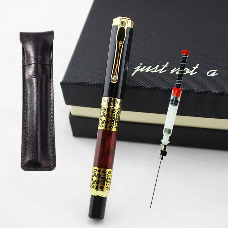 High Quality Classical Fountain Pen Wood Grain Luxury High-grade Business Pen Metal Signature Fountain Pen Writing Stationery
High Quality Classical Fountain Pen Wood Grain Luxury High-grade Business Pen Metal Signature Fountain Pen Writing Stationery