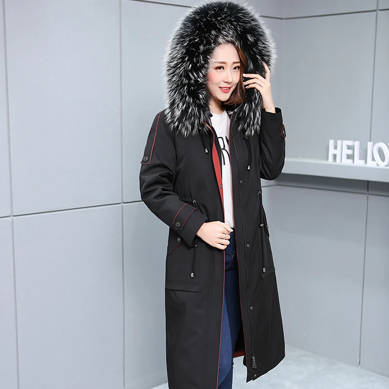 Winter Real Jacket Coat Women Rex Rabbit Liner Raccoon Fur Collar Hooded Parka Abrigos Mujer Invierno 2020 2902-2 YY680
Winter Real Jacket Coat Women Rex Rabbit Liner Raccoon Fur Collar Hooded Parka Abrigos Mujer Invierno 2020 2902-2 YY680
