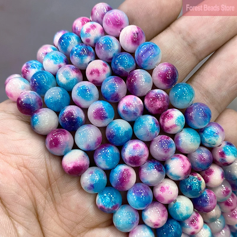 6/8/10/12mm Blue Purple Persian Jades Round Loose Beads Natural Stone DIY Jewelry Making for Accessories Necklace Bracelet 15''
6/8/10/12mm Blue Purple Persian Jades Round Loose Beads Natural Stone DIY Jewelry Making for Accessories Necklace Bracelet 15''