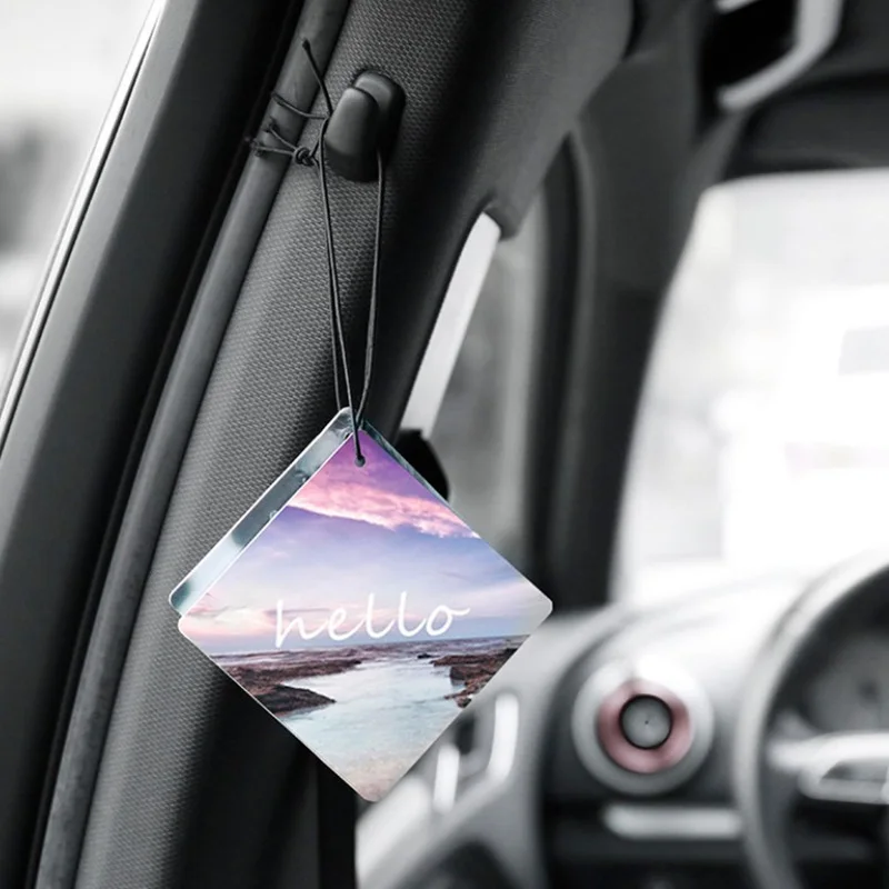 Cute Fashion Car Perfume Papers Hanging Pendant Car Air Freshener Rear View Mirror Ornament Car Interior Auto Car Styling
Cute Fashion Car Perfume Papers Hanging Pendant Car Air Freshener Rear View Mirror Ornament Car Interior Auto Car Styling
