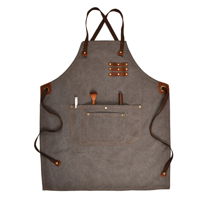 K3NA Denim Work Apron Multifunction Tool Aprons with 5 Pockets for Men Barber Chefs Waiter Back Cross Workshop Aprons 
K3NA Denim Work Apron Multifunction Tool Aprons with 5 Pockets for Men Barber Chefs Waiter Back Cross Workshop Aprons