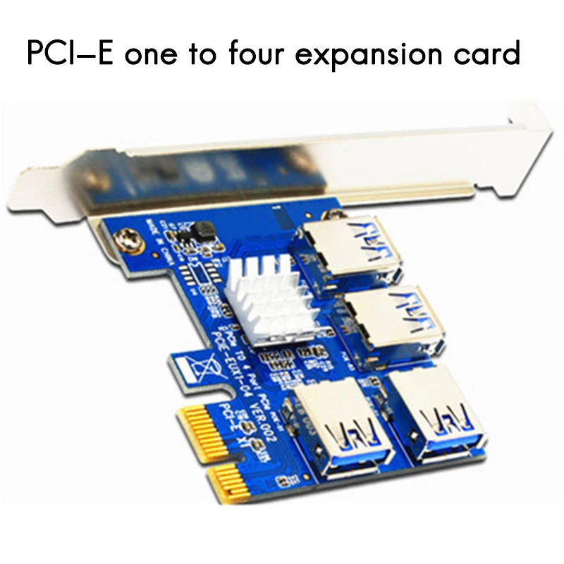 PCI-E Expansion Card Set One for Four PCI-E 1X to PCI-E 16X 4XUSB3.0 PCI-E Graphics Card Extension Cable for BTC Mining
PCI-E Expansion Card Set One for Four PCI-E 1X to PCI-E 16X 4XUSB3.0 PCI-E Graphics Card Extension Cable for BTC Mining
