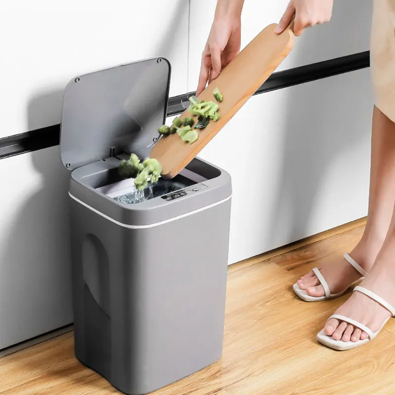 12/14/16L Smart Automatic Induction Trash Can Household Mute Bedroom Bathroom Kitchen Storage Bucket TB Sale
12/14/16L Smart Automatic Induction Trash Can Household Mute Bedroom Bathroom Kitchen Storage Bucket TB Sale