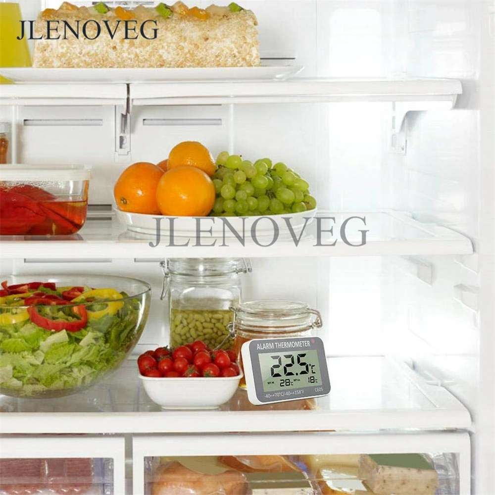 Fridge Thermometer Waterproof Digital Refrigerator Freezer Thermometer Temperature Monitor Meter with Large LCD Display and Hook
Fridge Thermometer Waterproof Digital Refrigerator Freezer Thermometer Temperature Monitor Meter with Large LCD Display and Hook