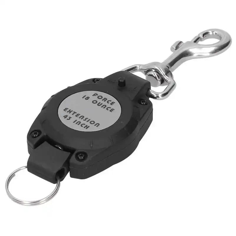 Scuba Diving Keychain Retractable Keychain Telescopic Carabiner Holder Anti-Lost Diving Hook Key Ring With Quick-release Buckle
Scuba Diving Keychain Retractable Keychain Telescopic Carabiner Holder Anti-Lost Diving Hook Key Ring With Quick-release Buckle