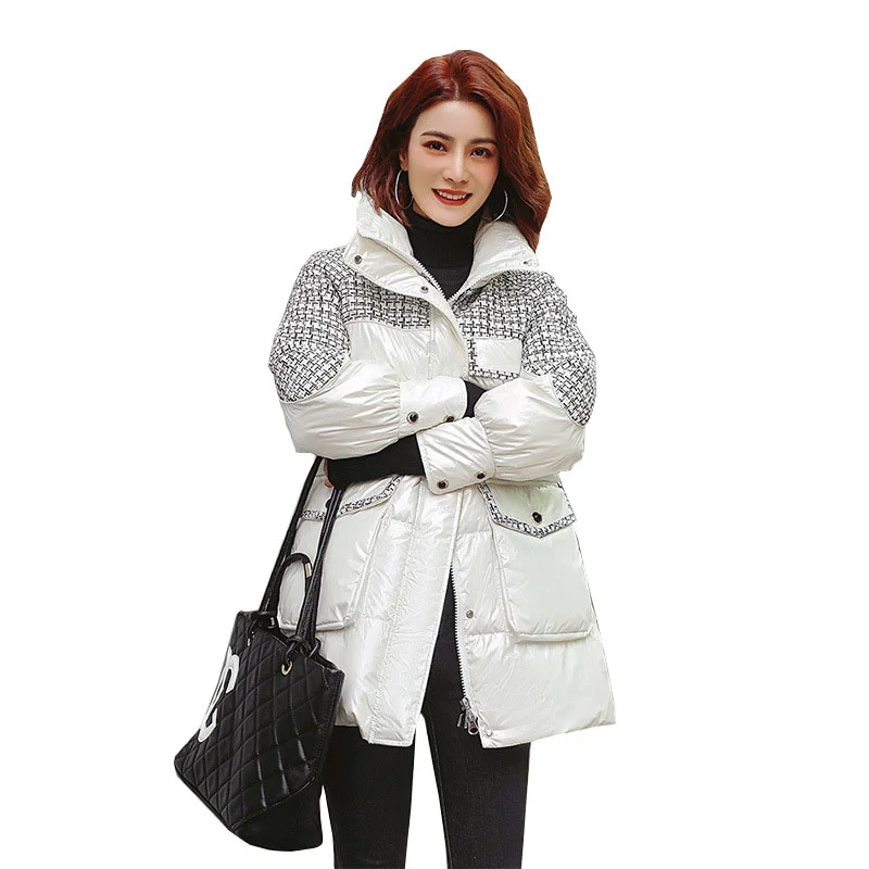 Женский пуховик с воротником-стойкой SHZQ, облегающее элегантное толстое теплое пальто, повседневное Свободное пальто на белом утином пуху, з...
Женский пуховик с воротником-стойкой SHZQ, облегающее элегантное толстое теплое пальто, повседневное Свободное пальто на белом утином пуху, з...