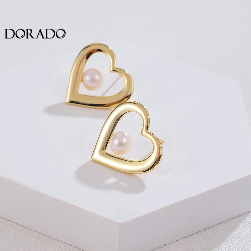 Dorado New Sweet Romantic Love Heart Stud Earrings For Women Fashion Imitation Pearl Earring Elegant Jewelry Wedding Party Gift
Dorado New Sweet Romantic Love Heart Stud Earrings For Women Fashion Imitation Pearl Earring Elegant Jewelry Wedding Party Gift