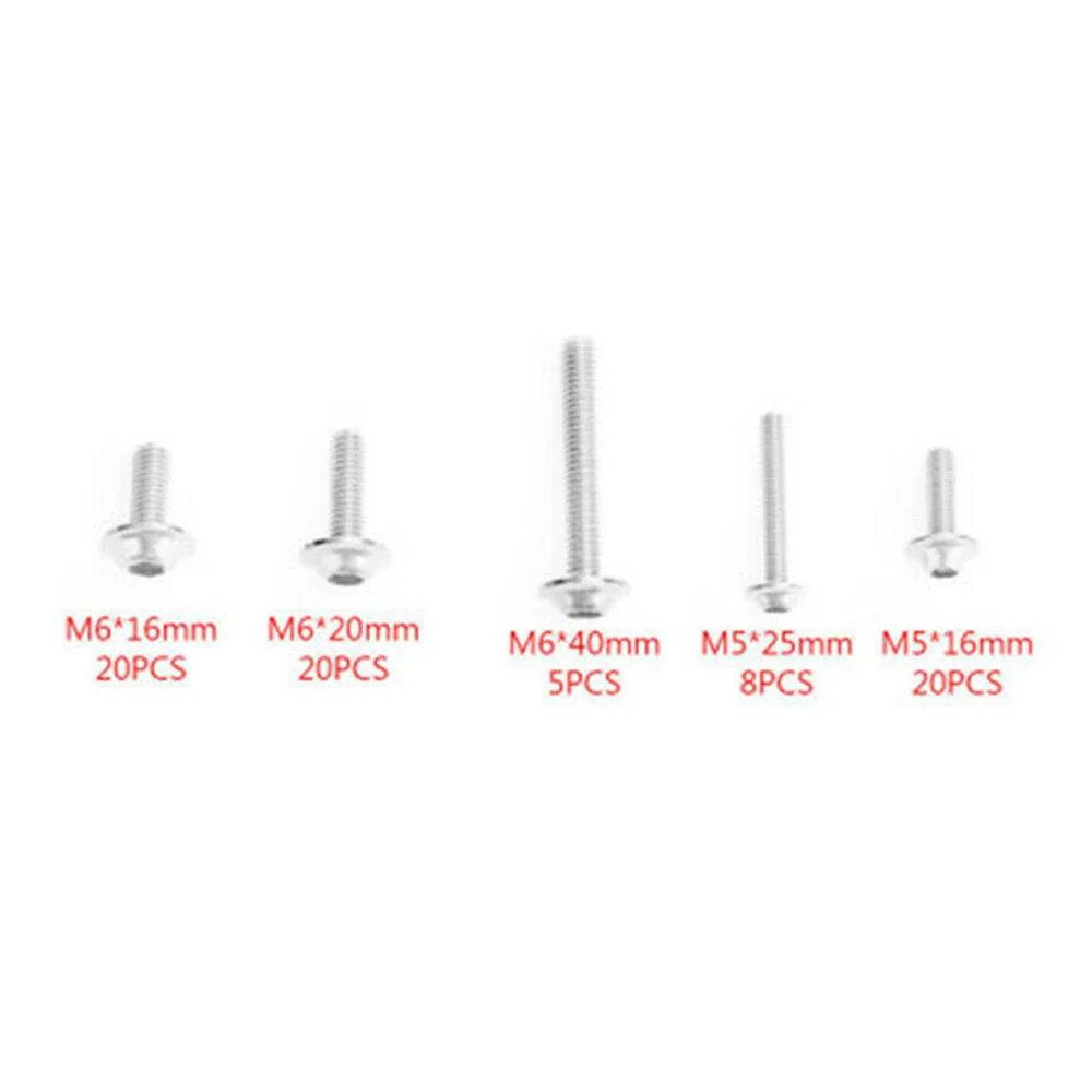 177pcs Motorcycle Fairing Bolts Kit Fastener Clips Screw Fairing Bolts General
177pcs Motorcycle Fairing Bolts Kit Fastener Clips Screw Fairing Bolts General