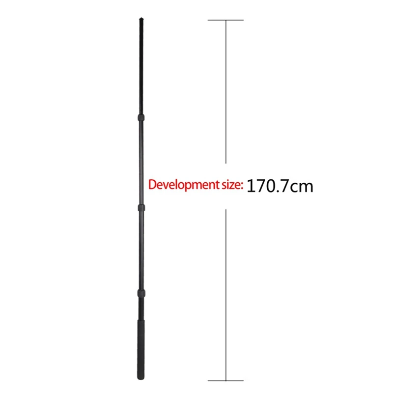 Microphone Boom Pole Extensible 3 Section Micro-Mic Boompole Stand Holder 67Inch Extension Recording Accessories
Microphone Boom Pole Extensible 3 Section Micro-Mic Boompole Stand Holder 67Inch Extension Recording Accessories
