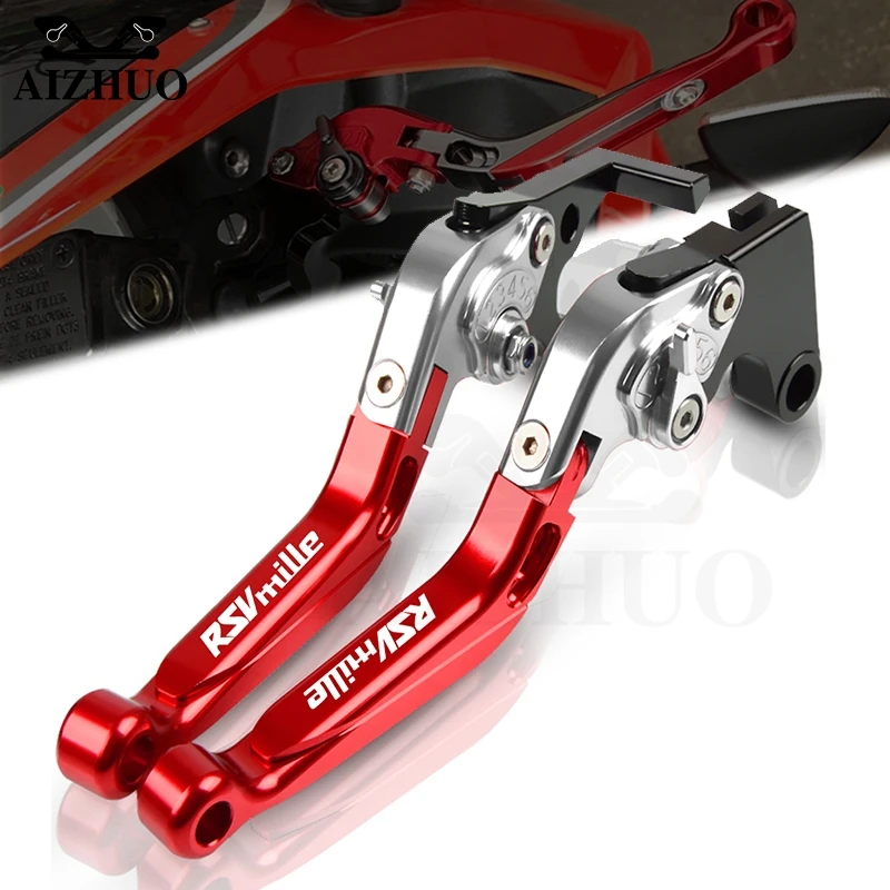 Алюминиевые рычаги тормоза сцепления CNC для APRILIA RSV тысячи 199-2003 2002 2001 выдвижные