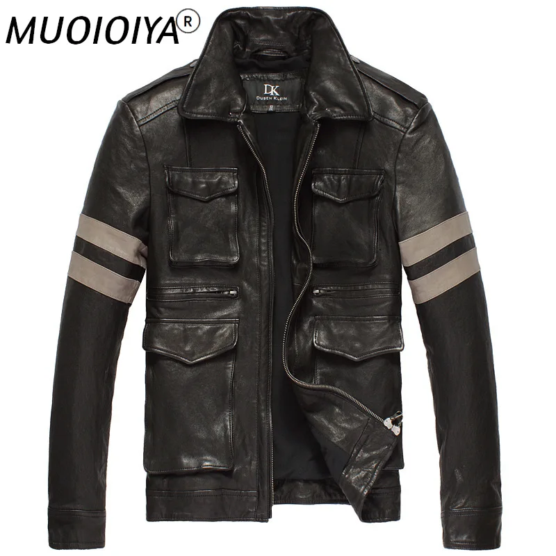 MUOIOYIA Autumn Real Genuine Leather Jacket Men Fashion Motorcycle Jacket for Men Sheepskin Clothing Streetwear Jaquetas WPY4129
MUOIOYIA Autumn Real Genuine Leather Jacket Men Fashion Motorcycle Jacket for Men Sheepskin Clothing Streetwear Jaquetas WPY4129