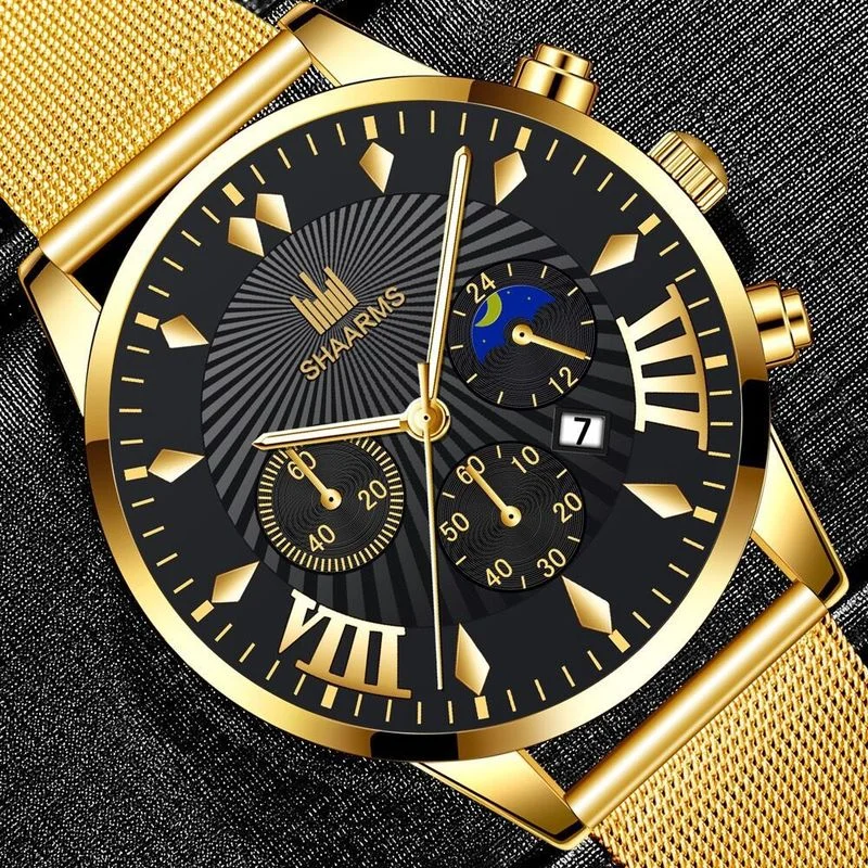 Men Stainless Steel Watch Date Calendar Analog Quartz Wrist Watches Luxury Business Casual for Man Clock Masculino Reloj Hombre 
Men Stainless Steel Watch Date Calendar Analog Quartz Wrist Watches Luxury Business Casual for Man Clock Masculino Reloj Hombre