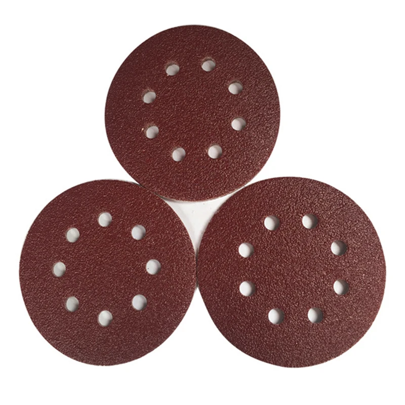 40 Pieces 5 Inches 8 Hole Polishing Wall Polished Flocked Hool Loop Red Dry Sand Disc Sandpaper Abrasive Tools
40 Pieces 5 Inches 8 Hole Polishing Wall Polished Flocked Hool Loop Red Dry Sand Disc Sandpaper Abrasive Tools
