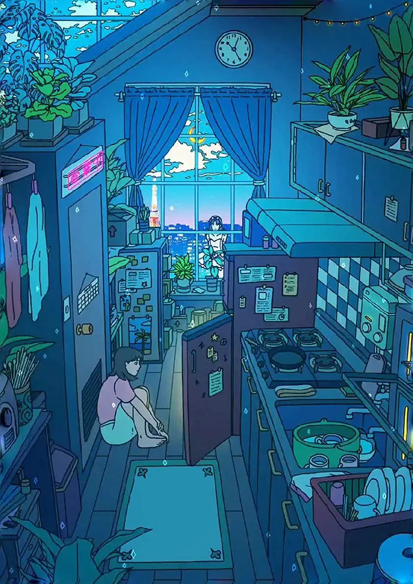 Anime Wall Art Cartoon Street Scene Poster Night Tree Cute Painting Home Living Room Decoration Frameless Canvas Painting
Anime Wall Art Cartoon Street Scene Poster Night Tree Cute Painting Home Living Room Decoration Frameless Canvas Painting