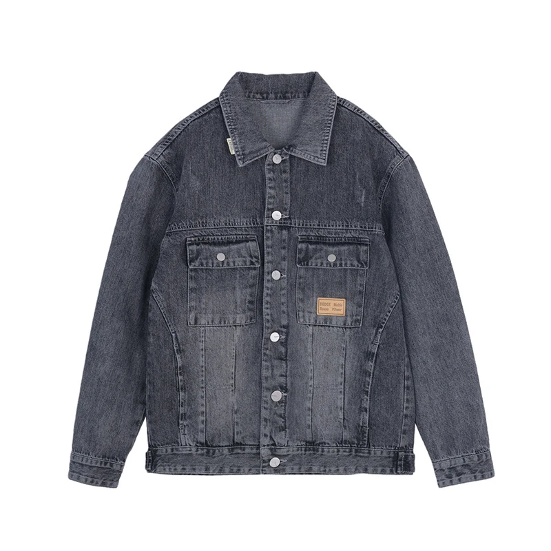 BQ5613C Men Denim Jacket High Quality Fashion Brand Casual Streetwear Punk Hip Hop Washing Premium Multi-Pocket Cowboy Coats
BQ5613C Men Denim Jacket High Quality Fashion Brand Casual Streetwear Punk Hip Hop Washing Premium Multi-Pocket Cowboy Coats