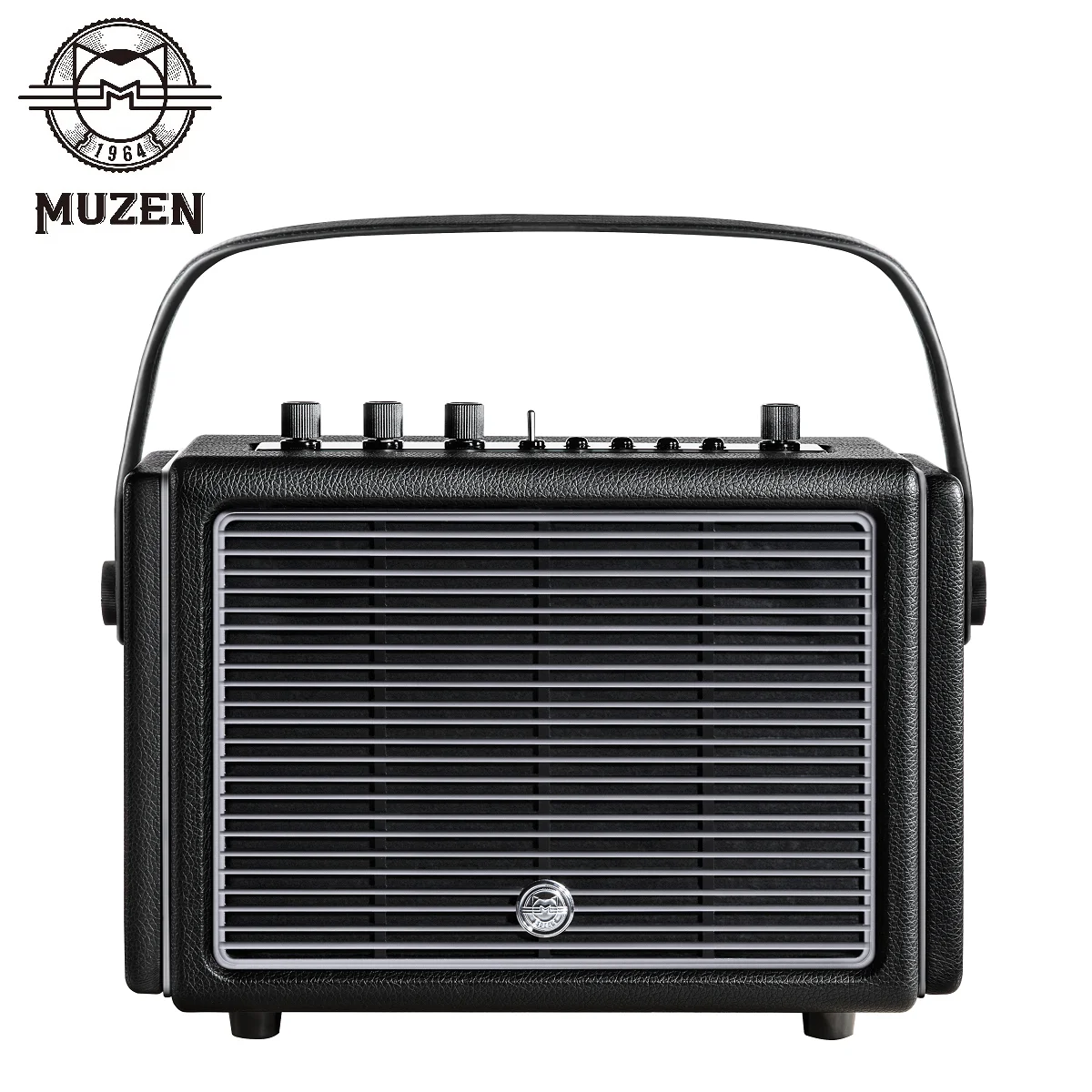 

Профессиональная стерео Беспроводная Bluetooth-Колонка MUZEN Mate4 64 Вт деревянная Ретро многонаправленная звуковая панель сабвуфер