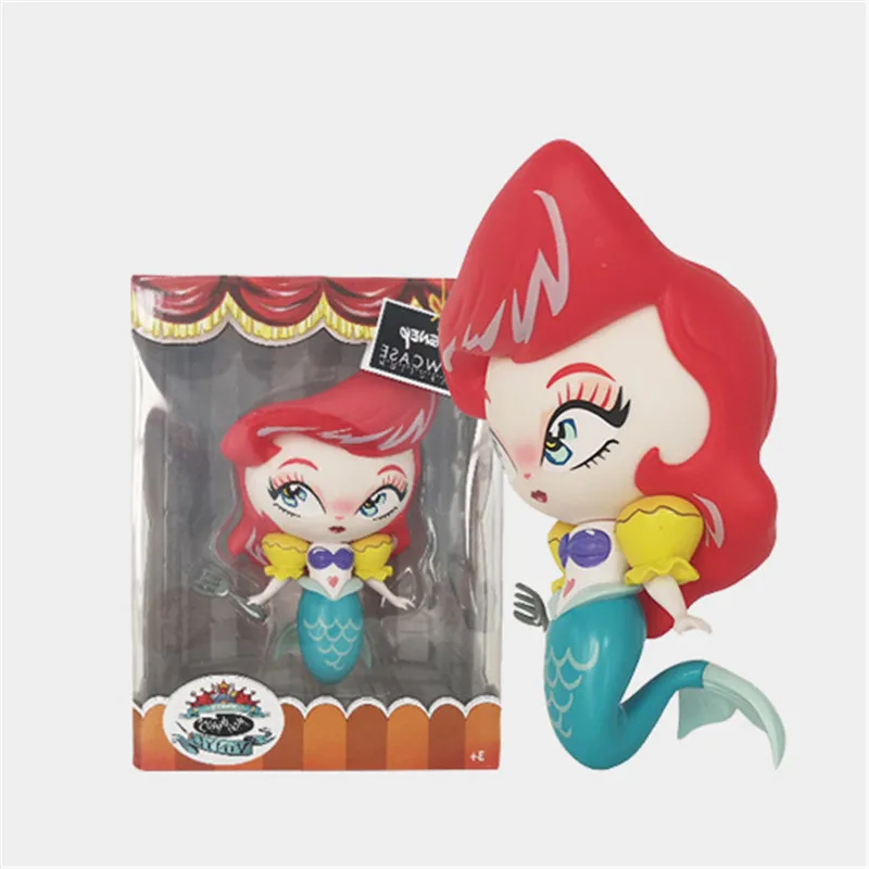 Disney cartoon Series 16cm mermaid Ariel doll Model decoration Stock Peripherals Movie & TV Puppets gift collectable Boxed
Disney cartoon Series 16cm mermaid Ariel doll Model decoration Stock Peripherals Movie & TV Puppets gift collectable Boxed