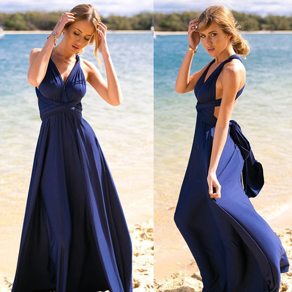 Party Dresses Women Evening 2021 Summer Deep V-Neck Maxi Dresses Formal Sexy Off Shoulder Backless Long Wrap Dress 
Party Dresses Women Evening 2021 Summer Deep V-Neck Maxi Dresses Formal Sexy Off Shoulder Backless Long Wrap Dress