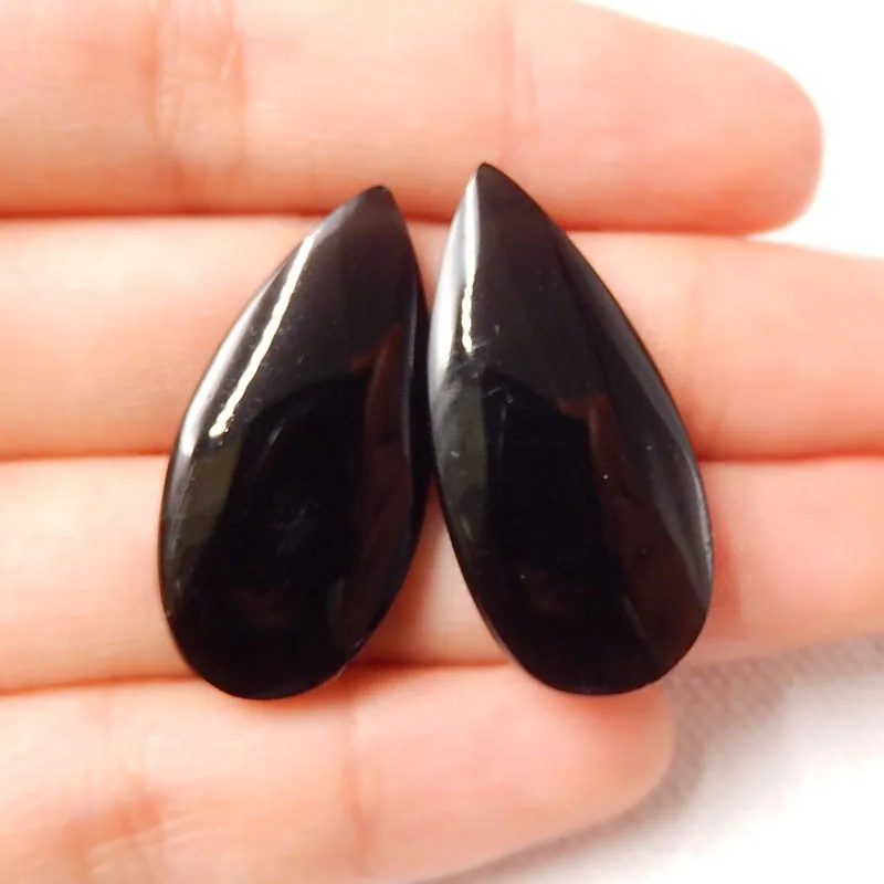Hot Sale Natural Stone Obsidian Front Drilled Earring Bead 30x15x5mm 5.6g Fashion Women Earrings
Hot Sale Natural Stone Obsidian Front Drilled Earring Bead 30x15x5mm 5.6g Fashion Women Earrings