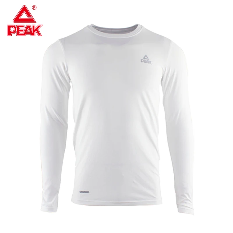 Мужская Спортивная Футболка PEAK с длинным рукавом, дышащая быстросохнущая спортивная одежда, спортивная компрессионная Весенняя футболка для фитнеса и спортзала
Мужская Спортивная Футболка PEAK с длинным рукавом, дышащая быстросохнущая спортивная одежда, спортивная компрессионная Весенняя футболка для фитнеса и спортзала