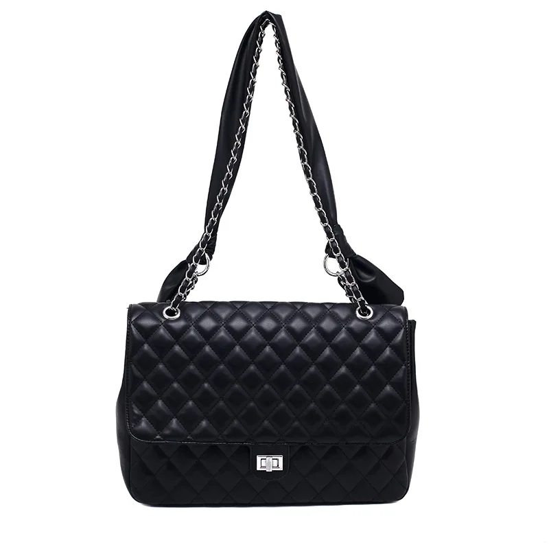 Women's bag new Korean fashion diamond chain bag net red texture large capacity pu airport shoulder messenger bag
Women's bag new Korean fashion diamond chain bag net red texture large capacity pu airport shoulder messenger bag