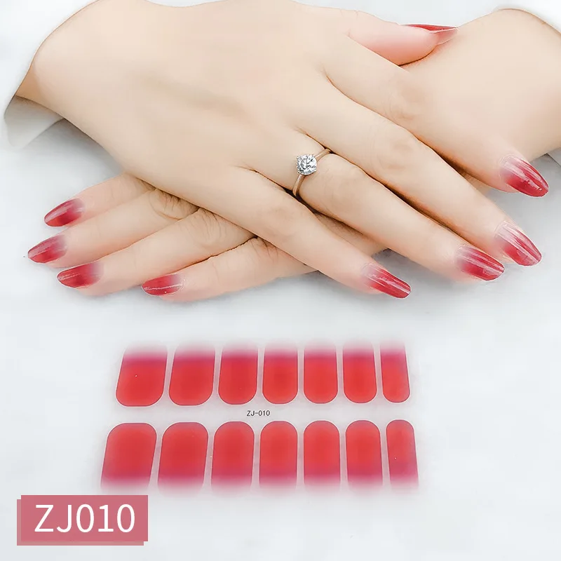 14 Pc/sheet Nail Polish Film Nail Sticker Girly Candy Style Gradient Color Jelly Glue Nail Sticker Fake Nail DIY Nail Art Design
14 Pc/sheet Nail Polish Film Nail Sticker Girly Candy Style Gradient Color Jelly Glue Nail Sticker Fake Nail DIY Nail Art Design