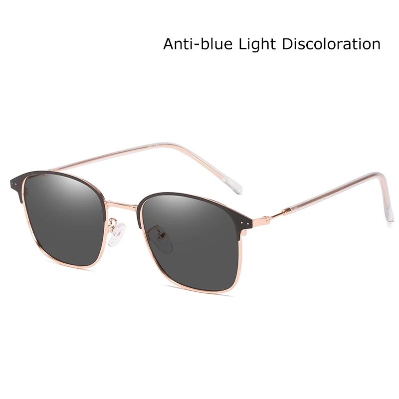 Anti-blue Light Glasses with Discoloration Flat Lens Square Metal Frame Classic Photochromic Glasses for Computer K2
Anti-blue Light Glasses with Discoloration Flat Lens Square Metal Frame Classic Photochromic Glasses for Computer K2
