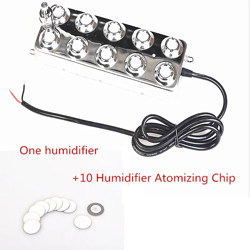 Industrial DC48V 10 Head Ultrasonic Mist Maker Fogger Air Humidifier For Fountain Pond Atomizer Greenhouse Hydroponics
Industrial DC48V 10 Head Ultrasonic Mist Maker Fogger Air Humidifier For Fountain Pond Atomizer Greenhouse Hydroponics