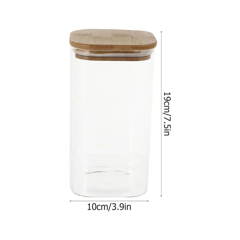1 Set Square Kitchen Storage Jar Multipurpose Food Sealing Jar Wood Spoon Jar
1 Set Square Kitchen Storage Jar Multipurpose Food Sealing Jar Wood Spoon Jar