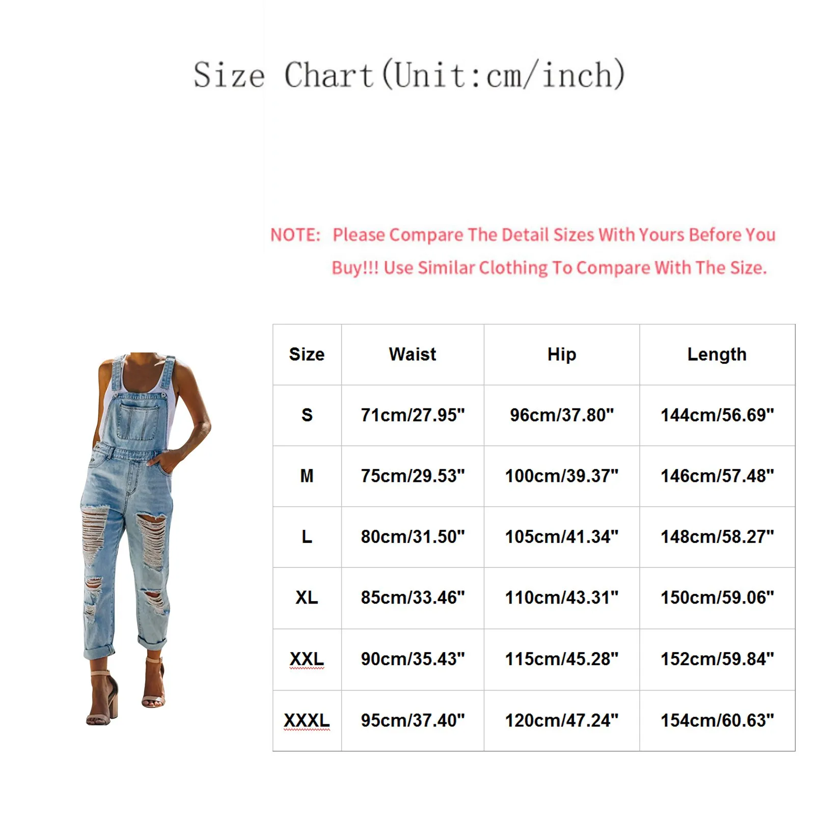 2021 Fashion Women Baggy Denim Jeans Casual Loose Jumpsuit Hole Cowboy Fashion Style Sleeveless Slim Suspenders Streetwear
2021 Fashion Women Baggy Denim Jeans Casual Loose Jumpsuit Hole Cowboy Fashion Style Sleeveless Slim Suspenders Streetwear