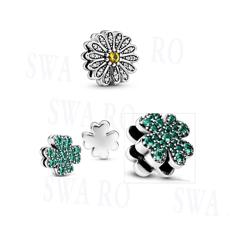 2020 High Quality New Silver 925 Reflexions Sparkling Daisy Pave Four Leaf Clover Clip Pendant Original DIY Woman Jewelry Gift
2020 High Quality New Silver 925 Reflexions Sparkling Daisy Pave Four Leaf Clover Clip Pendant Original DIY Woman Jewelry Gift