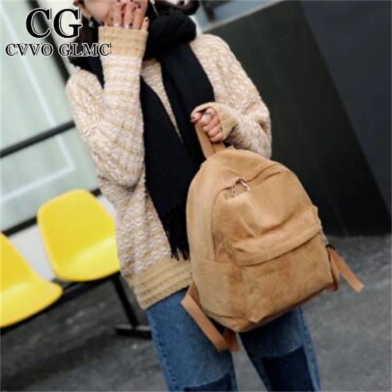 Cvvo Glmc Corduroy Backpack Fashion Women School Backpack Pure Color Women Backpack Teenger Girl School Bags
Cvvo Glmc Corduroy Backpack Fashion Women School Backpack Pure Color Women Backpack Teenger Girl School Bags