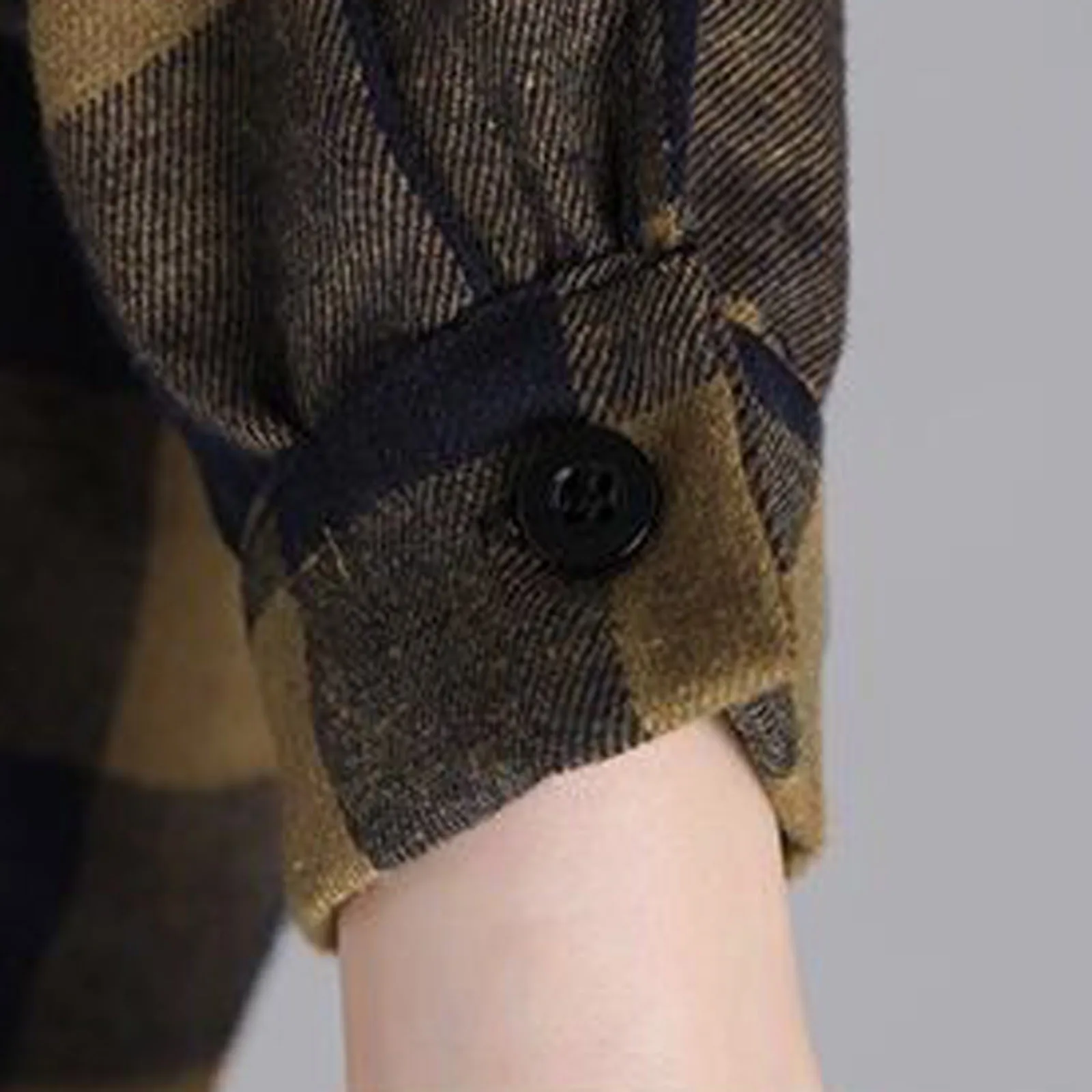 Fashion Women Plaid Vintage Winter Office Long Sleeve Button Coat Thick Jackets damen jacken winter casaco feminino inverno E1
Fashion Women Plaid Vintage Winter Office Long Sleeve Button Coat Thick Jackets damen jacken winter casaco feminino inverno E1