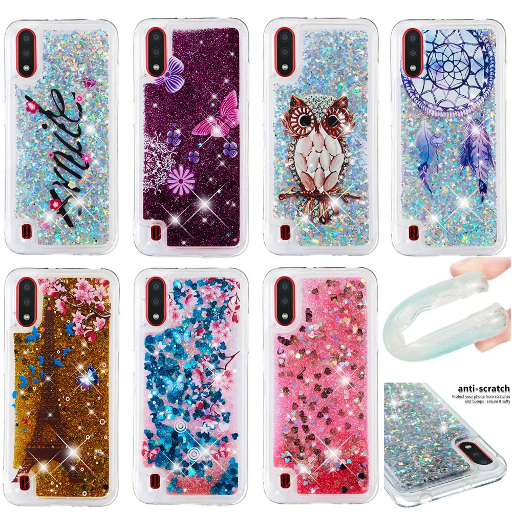 Phone Case sFor Samsung Galaxy A01 A21 Case Cute Transparent Glitter Dynamic Liquid Soft TPU Silicone Anti-fall Cover Capa 
Phone Case sFor Samsung Galaxy A01 A21 Case Cute Transparent Glitter Dynamic Liquid Soft TPU Silicone Anti-fall Cover Capa