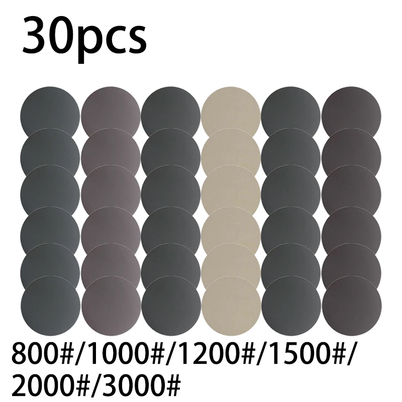 30Pcs 125mm Wet Dry Hook And Loop Sandpaper 800/1000/1200/1500/2000/3000Grit Sand Paper Sanding Discs For Polishing Cleaning
30Pcs 125mm Wet Dry Hook And Loop Sandpaper 800/1000/1200/1500/2000/3000Grit Sand Paper Sanding Discs For Polishing Cleaning