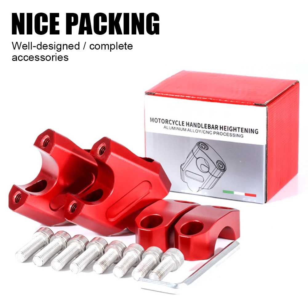 Motorcycle Handlebar Elevated Bracket Riser 22mm 28mm Control Handlebar Handle Universal Grip Parts for Yamaha Suzuki Bmw
Motorcycle Handlebar Elevated Bracket Riser 22mm 28mm Control Handlebar Handle Universal Grip Parts for Yamaha Suzuki Bmw