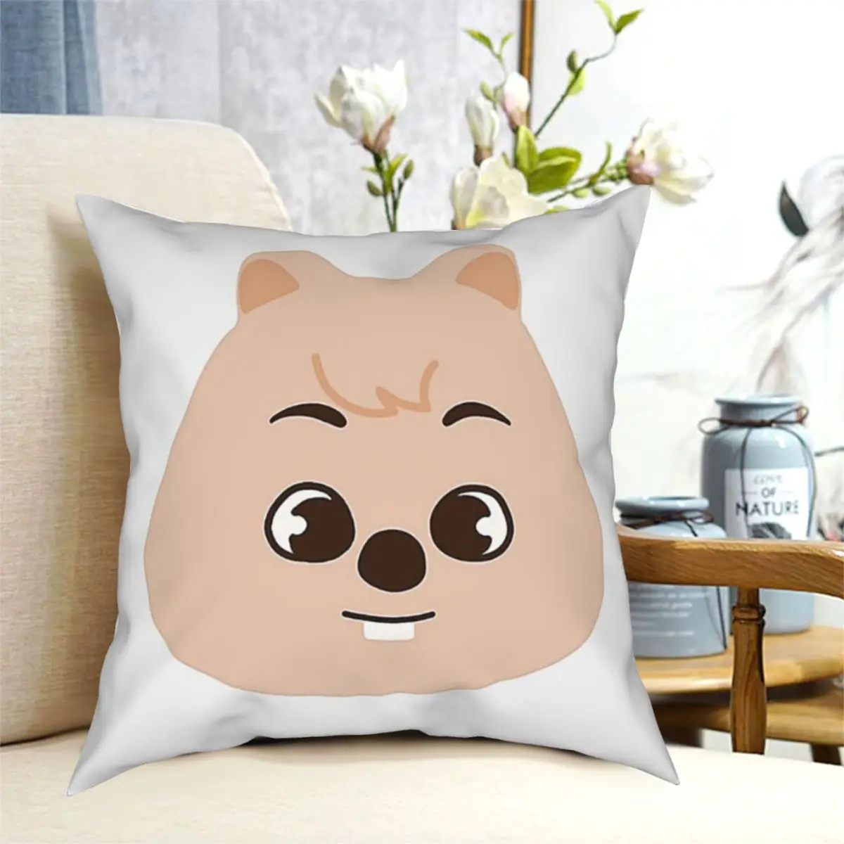 Quokka Skzoo Stray Kids Han Throw Pillow Cushion Cover Decorative Pillowcases Case Home Sofa Cushions 40x40,45x45cm(Double Sides
Quokka Skzoo Stray Kids Han Throw Pillow Cushion Cover Decorative Pillowcases Case Home Sofa Cushions 40x40,45x45cm(Double Sides
