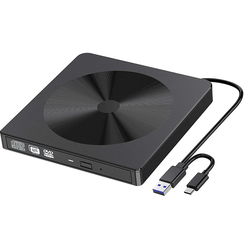 External Bluray DVD Drive, USB 3.0 And Type-C Blu-Ray Burner DVD Burner Slim Portable 3D Bluray CD DVD Drive
External Bluray DVD Drive, USB 3.0 And Type-C Blu-Ray Burner DVD Burner Slim Portable 3D Bluray CD DVD Drive