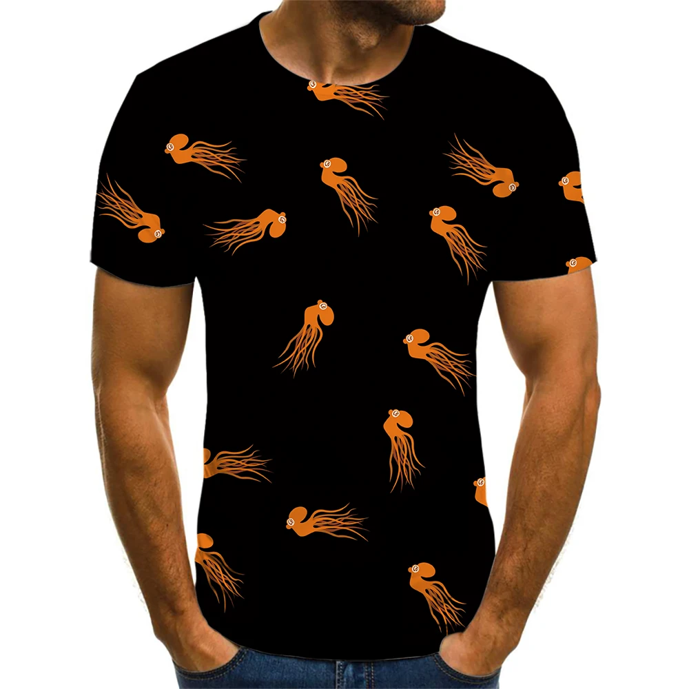 Футболка мужская графическая, уличная одежда с принтом морской рыбы, лето
Футболка мужская графическая, уличная одежда с принтом морской рыбы, лето