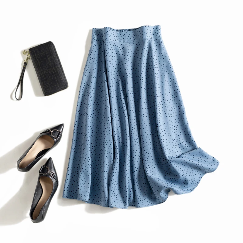 Summer Women Simple Elegant Loose Japan Style Sweet Polka Dots Comfortable Empire Elastic Waist A-line All-match Skirts
Summer Women Simple Elegant Loose Japan Style Sweet Polka Dots Comfortable Empire Elastic Waist A-line All-match Skirts
