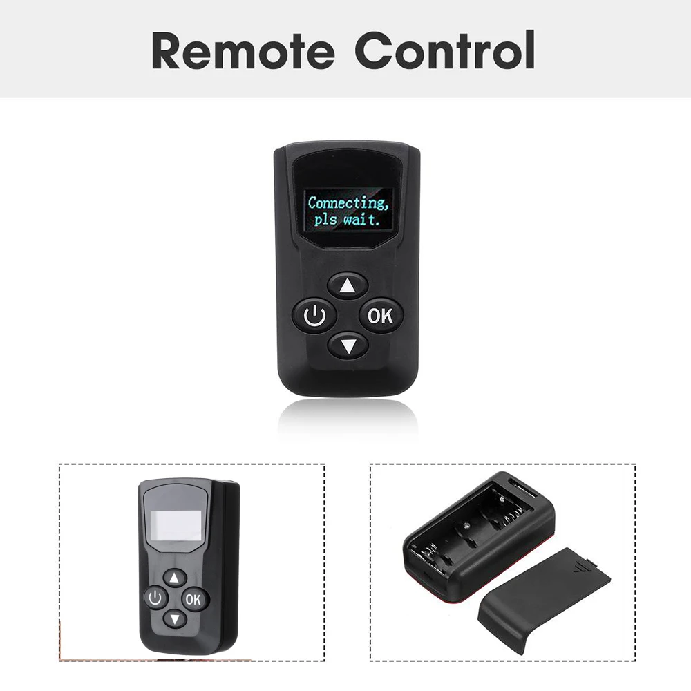 Black Remote Control Air Parking Heater 12/24V LCD Display Controller Accessories
Black Remote Control Air Parking Heater 12/24V LCD Display Controller Accessories