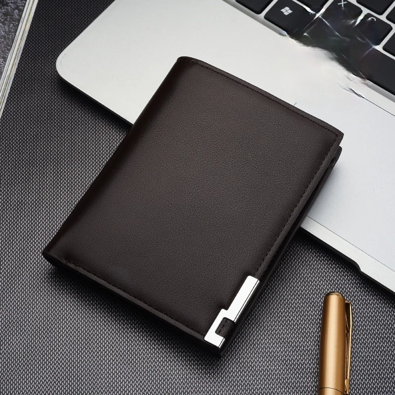 Fashion New Men's Short Wallet Youth Men Simple Horizontal Trend Card Photo Pack Luxury Purse 
Fashion New Men's Short Wallet Youth Men Simple Horizontal Trend Card Photo Pack Luxury Purse