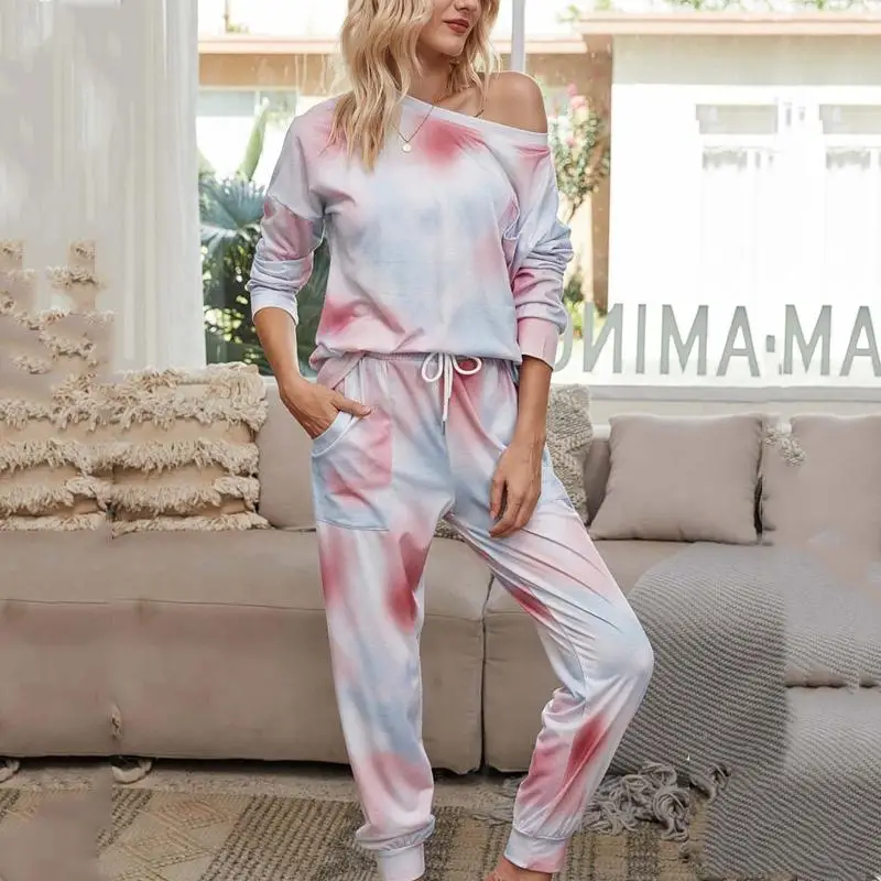 Autumn Winter Tie Dye Pajama Set Women Sleep Set Loungewear Home Suit Pj Set Sleepwear Lounge Wear Home Pajamas For Women
Autumn Winter Tie Dye Pajama Set Women Sleep Set Loungewear Home Suit Pj Set Sleepwear Lounge Wear Home Pajamas For Women
