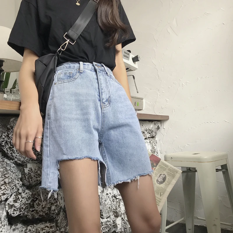 NEW Woman Shorts Jeans High Waist Summer For Clothes Wide Leg Denim Clothing Blue Streetwear Fashion Vintage Baggy Pants
NEW Woman Shorts Jeans High Waist Summer For Clothes Wide Leg Denim Clothing Blue Streetwear Fashion Vintage Baggy Pants