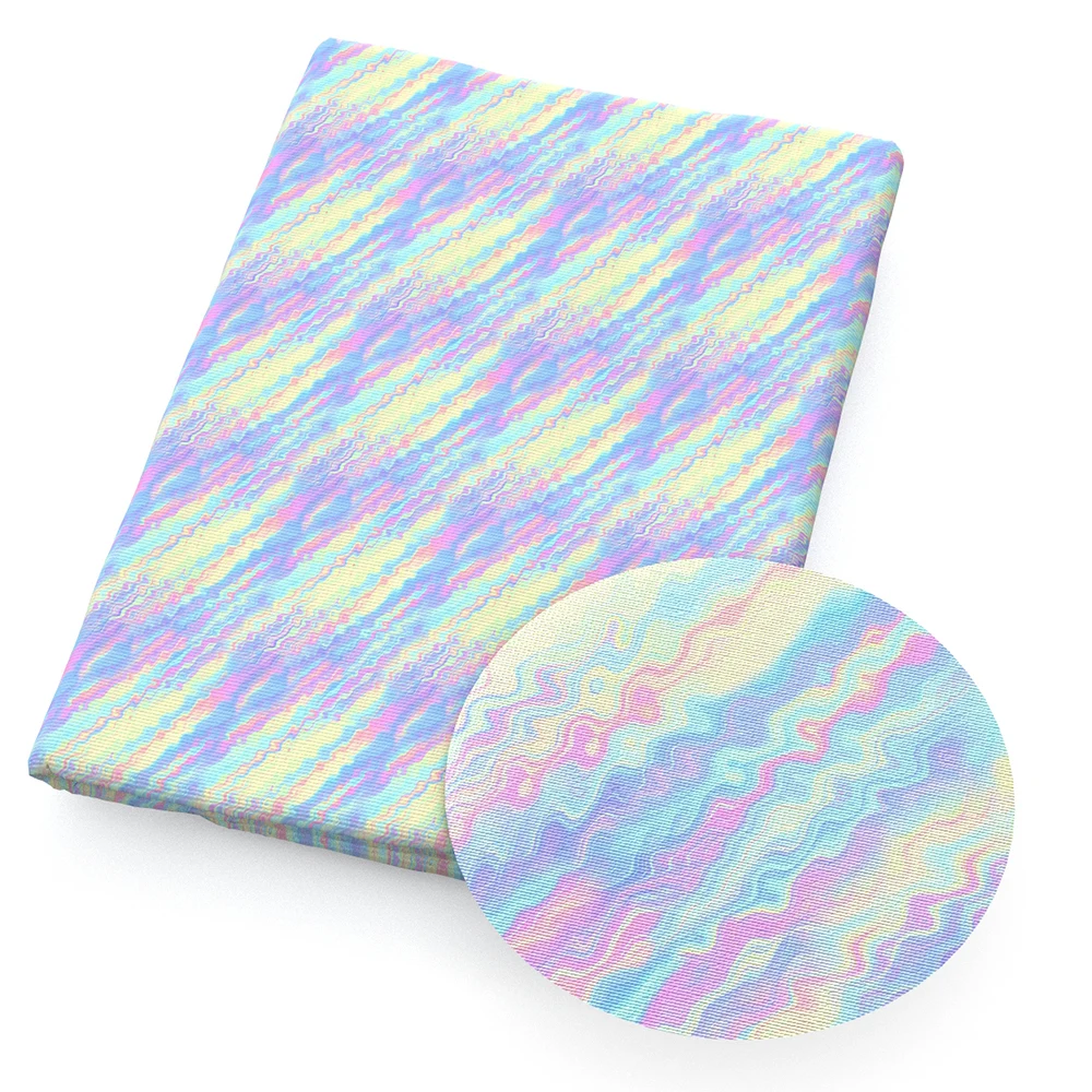 50*145cm Tie-dye Rainbow Printed Polyester Cotton Fabric for Tissue Kids Home Textile for Sewing Doll Dress Curtain,1Yc11376
50*145cm Tie-dye Rainbow Printed Polyester Cotton Fabric for Tissue Kids Home Textile for Sewing Doll Dress Curtain,1Yc11376