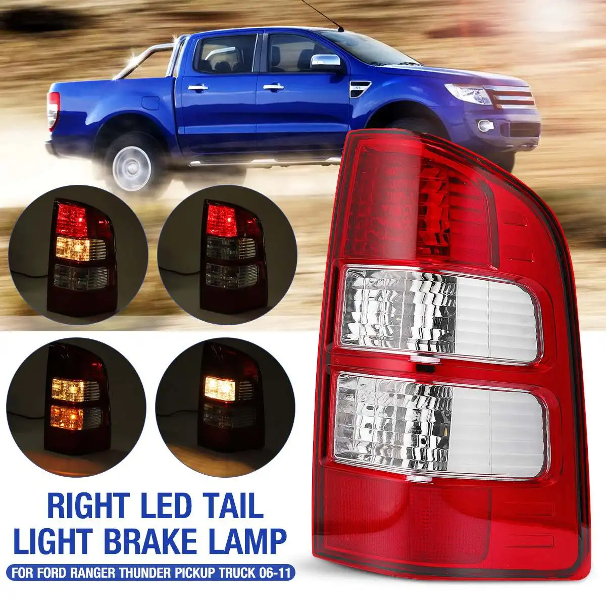 Red Left/Right Side Rear Tail Light Brake Lamp Tail Light for Ford Ranger Thunder Pickup Truck 2006 2007 2008 2009 2010 2011
Red Left/Right Side Rear Tail Light Brake Lamp Tail Light for Ford Ranger Thunder Pickup Truck 2006 2007 2008 2009 2010 2011
