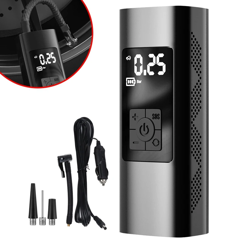 150PSI Wired Air Pump, Portable Air Compressor Tire Inflator Pump for Cars, Bicycles, Ourdoor Inflatables
150PSI Wired Air Pump, Portable Air Compressor Tire Inflator Pump for Cars, Bicycles, Ourdoor Inflatables