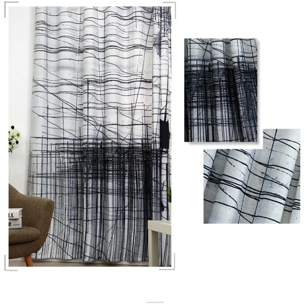 Customized curtains simple modern personality line art thickened thermal insulation blackout curtains
Customized curtains simple modern personality line art thickened thermal insulation blackout curtains